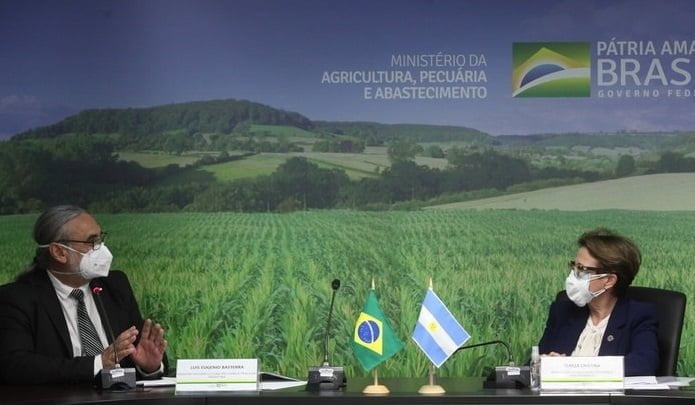 ministros da agricultura Brasil e Argentina